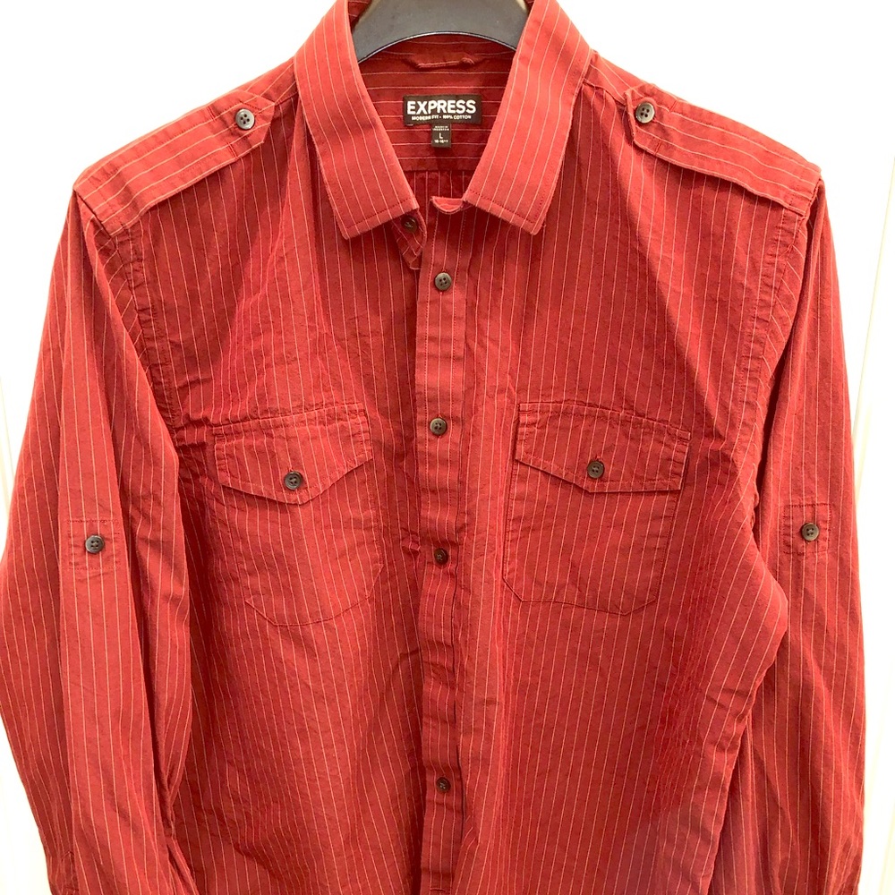 Express Men’s Large Long Sleeve Dress Shirt